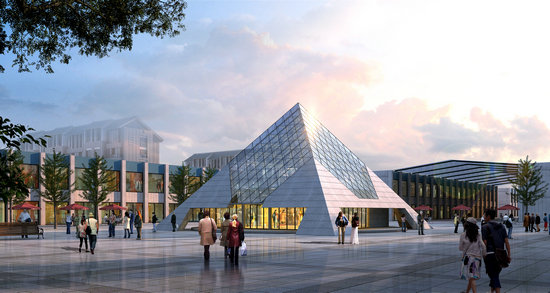 巢湖金字塔网架